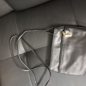 Small black shoulder or crossbody purse
